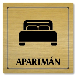 Apartmán, 100x100mm, zlatá, Utah